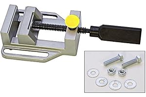 AMYAMY Aluminum Drill Press Vise (Silver)
