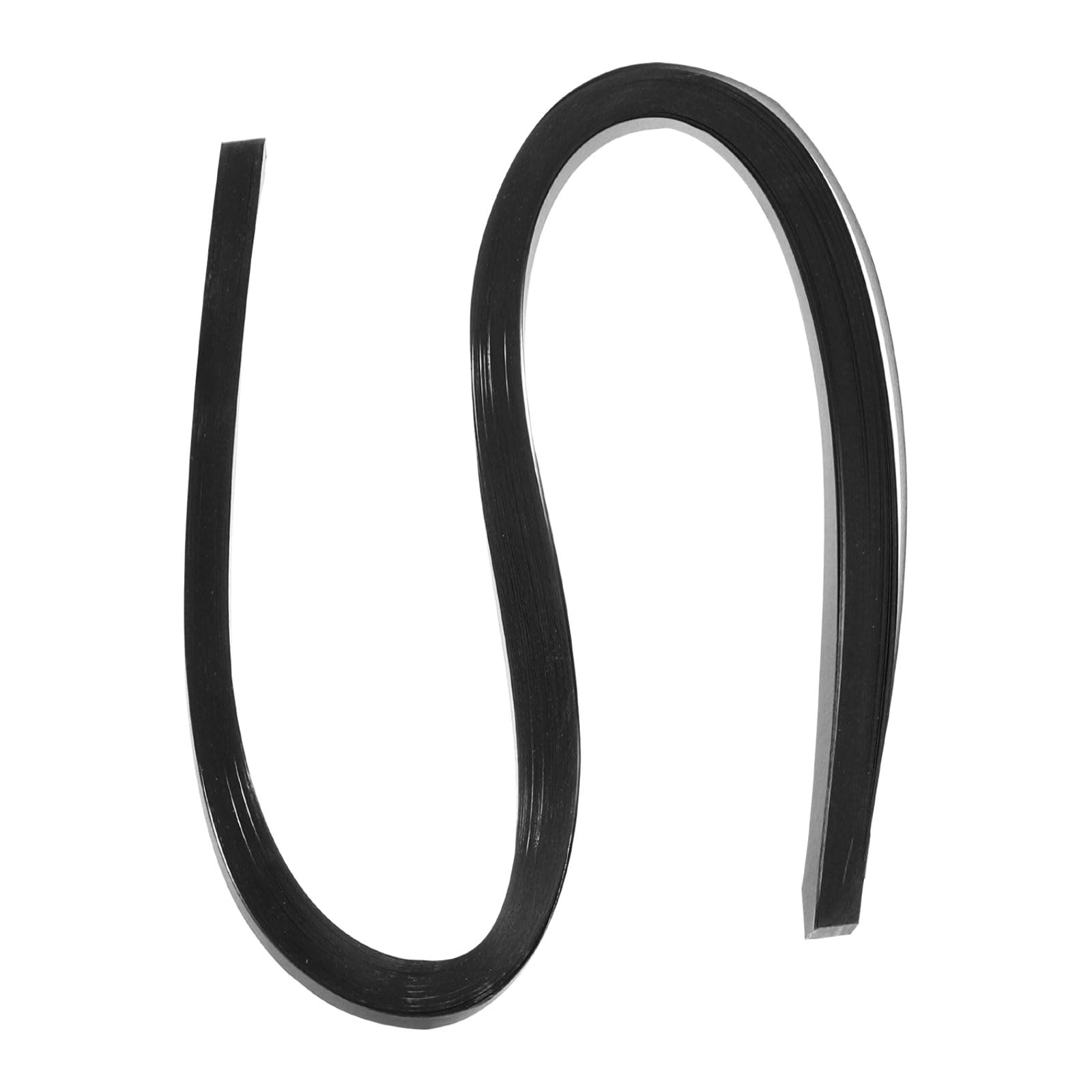 PATIKIL 60pcs Metallic Quilling Strips Paper 1cm x 54cm Origami Paper Quilling Kits for Adults Beginner Art DIY Craft Christmas, Black