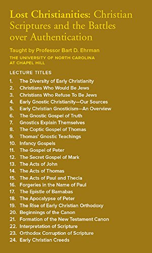The Great Courses: Lost Christianities - Christian Scriptures and the Battles - //coolthings.us