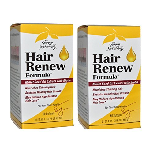 Terry Naturally/Europharma Hair Renew Formula -60 Softgels -2 Pack