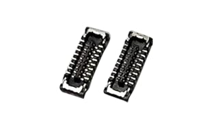 SAMXI (2 Pack) Memory SD Card Reader FPC Connector Socket Replacement for Nintendo Switch 16pins