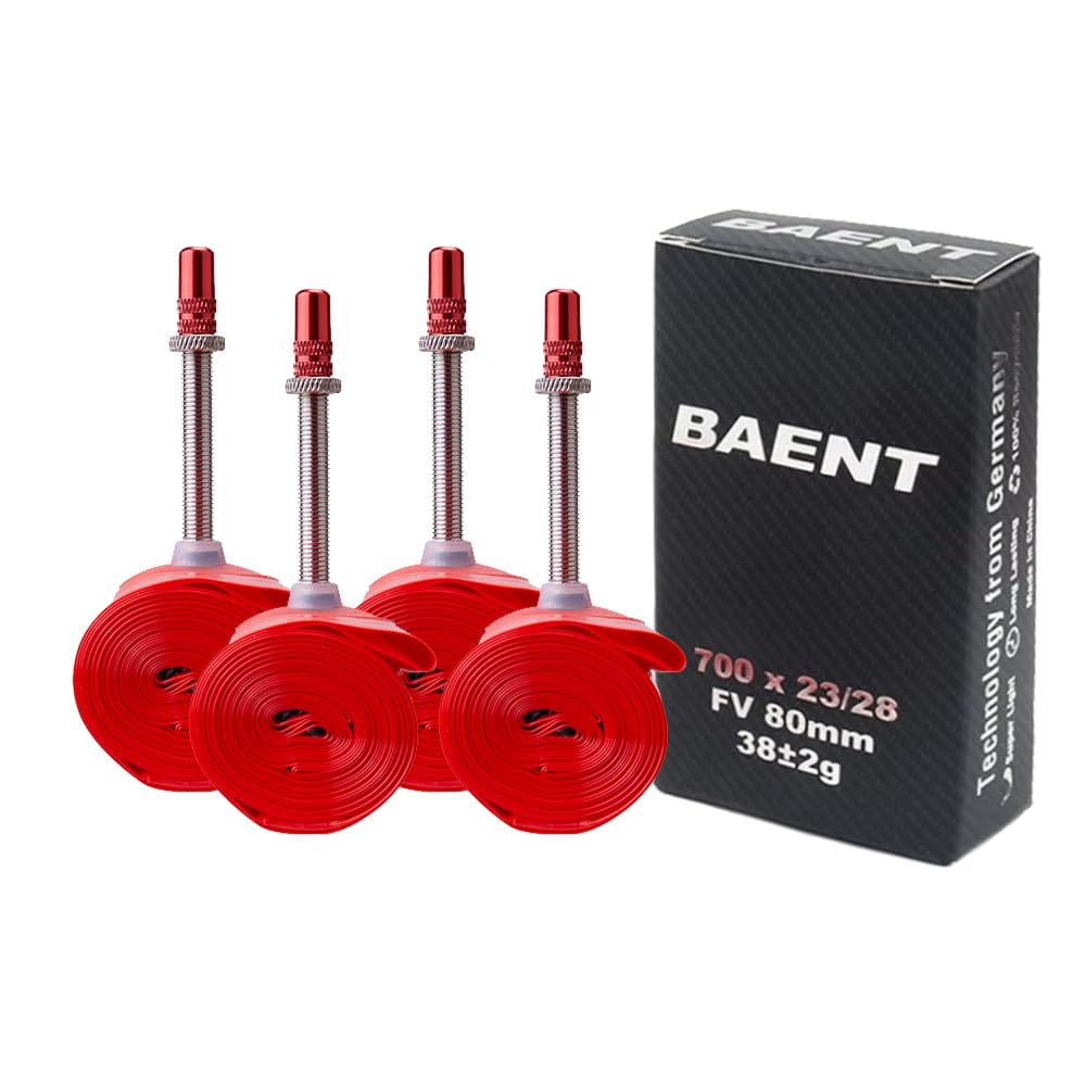 Photo 1 of Bibike 4-Pack 700x18-28c/32-43c TPU Inner Tubes with 60mm/80mm Presta Metal Valves