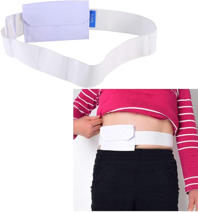 G Tube Holder Catheter Peg Tube Bag Cover Drainage Belt Abdpminal