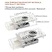 Car Door Lights for Cadillac Logo Lights Car Door Lighting Entry Ghost Shadow Projector Laser Emblem Welcome Lamp for ATS SRX XTS Accessories Replacement (4 Pack)thumb 4