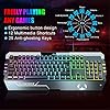 RGB-Gaming-Keyboard-and-Mouse-Set-UK-Layout-Rainbow-LED-RGB-Backlit-Wired-Keyboard-for-Xbox-one-PC-Mac-PS4-Laptop Anivia Gaming Keyboard and Mouse Set Wired LED Backlight Keyboard & Mouse Combo for PS4 Xbox One PC (UK Layout) Black