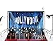 LB Hollywood Backdrop Red Carpet Photo Backdrop for Photoshoot 7x5ft Vinyl Movie Awards Night Ceremony Birthday Party Event Dress-up Portraits Photo Booth Backdrop