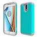 Moto G4 Case, Moto G4 Plus Case - OEAGO [Shockproof] [Impact Protection] Hybrid Dual Layer Defender Protective Case Cover for Motorola Moto G4 / G4 Plus (Moto G Plus, 4th Gen) - Teal