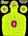 EASYSHOT Shooting Targets 18 X 12 inch. Shots are Easy to See with Our High-Vis Neon Yellow & Red Colors. Thick Silhouette Paper Sheets for Pistols, Rifles, BB Guns, Airsoft, Pellet Guns & More.