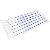 HAJXZH 10ul 100 Pcs Disposable Plastic Inoculation Loop Scientific Inoculation Loop Laboratory Disposable Polystyrene Sterile Sampling Rod