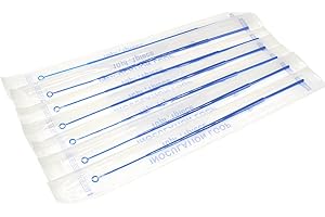 HAJXZH 10ul 100 Pcs Disposable Plastic Inoculation Loop Scientific Inoculation Loop Laboratory Disposable Polystyrene Sterile Sampling Rod