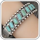 Western Turquoise Cuff Bracelet for Women Boho Cowgirl Turquoise Bracelets Cuffs Bangle Vintage Rodeo Country Concert Jewelry Western Outfits Accessories