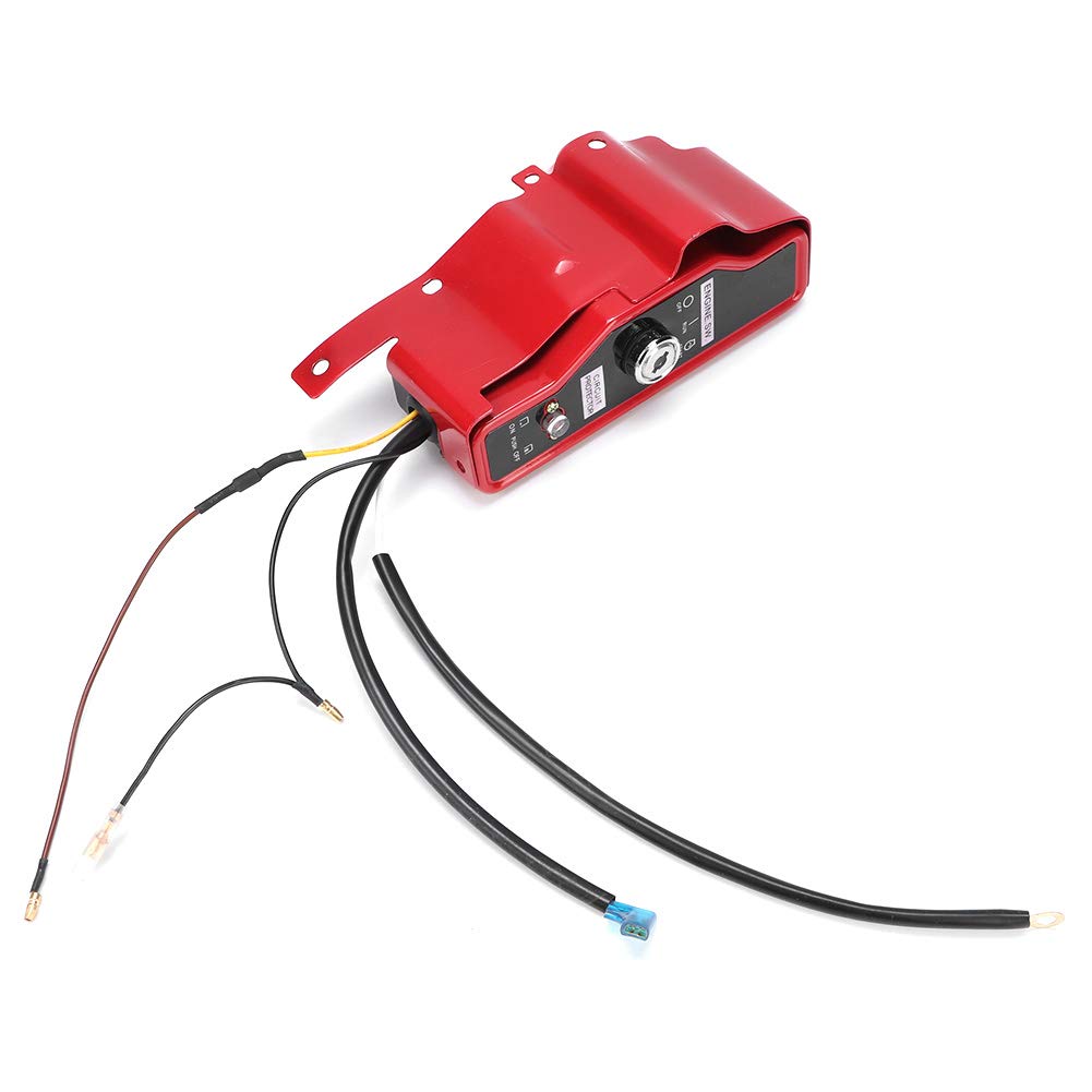 ASHATA Electric Ignition Switch & 2 Key Panel for GX340 GX390 Engine, easy to conductive