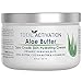 Hawaiian Aloe Vera Butter for Skin Rejuvenation, Hydrating & Healing Face & Body Moisturizer Skin Cream, Organic & Natural Ingredients, Replace Organic Aloe Gels, Juices & Lotions, No Additives, 8 oz