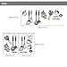 Rotumaty DIY Cooking Utensil Removable Kitchen & Dining Room Wall Decal Vinyl Home Decor Wall Stickers (Brown)