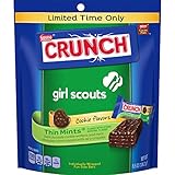 Nestle Crunch Girl Scouts Thin Mints Cookie Mini Bars Limited Edition 6.5 Oz.