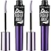 Maybelline New York The Falsies Push Up Angel Washable Mascara Makeup, Very Black, 2 Count