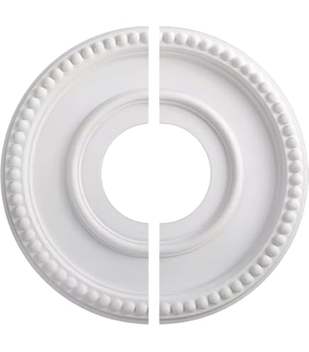 Ceiling Medallion Home Round Medallion PU Decorative Ceiling Fan Light Fixtures Covers Plate For Decorative Chandeliers And Fans