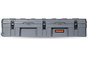 ROAM ADVENTURE CO. ROAM Rugged Cargo Box - Heavy Duty Roof-Mounted Storage Case, Lockable Waterproof Camping Gear Organizer, Truck Bed Storage Bin, Adventure Ready Overland Gear for Off-Road Travel