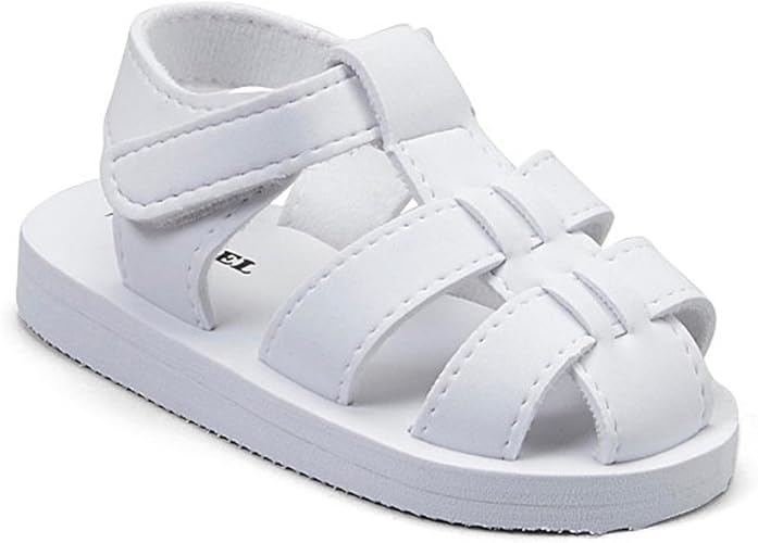 baby boy white sandals