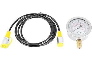 Oumefar Hydraulic Hose Test Kit with - Hydraulic Pressure Test Coupling Kit