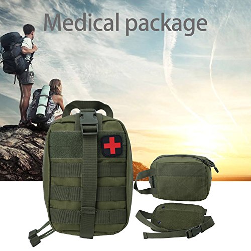 Outdoor Medical Emergency Bag Tactical Medical Emt Bag voor Outdoor Travel EHBO-kit Klimmen Hiking Rescue Bag(Groen) - Afbeelding 6