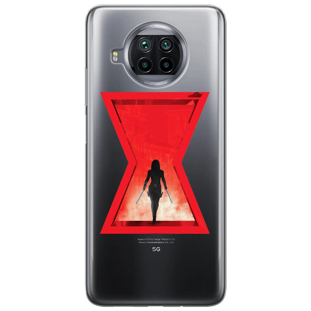 ERT GROUP mobile phone case for Xiaomi MI 10T LITE/REDMI NOTE 9 PRO 5G original and officially Licensed Marvel pattern Black Widow 009 adapted to the shape of the mobile phone, partially transparent — image 1