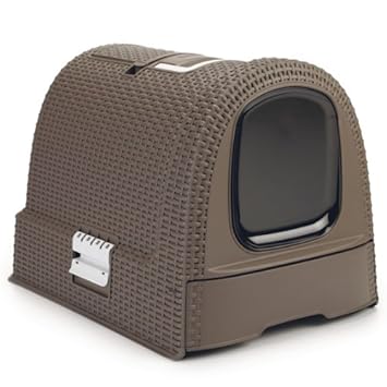 Design Katzentoilette 'Style' braun