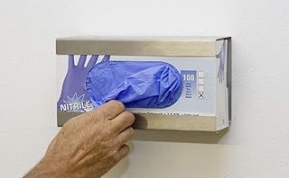 Kerbl 15339 Wandhalter für Einmalhandschuhe, aus Edelstahl