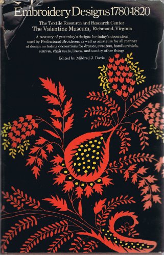 Embroidery Designs 1780-1820 by (Hardcover)