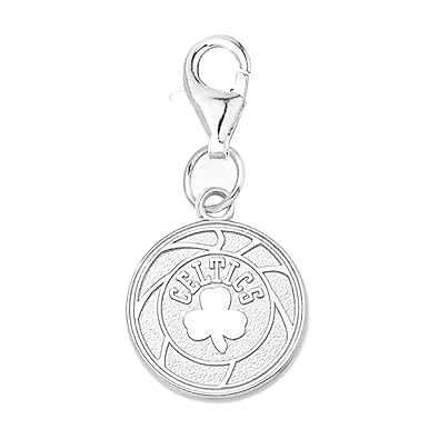 Lex & Lu LogoArt - Balón de baloncesto de plata de ley Boston ...