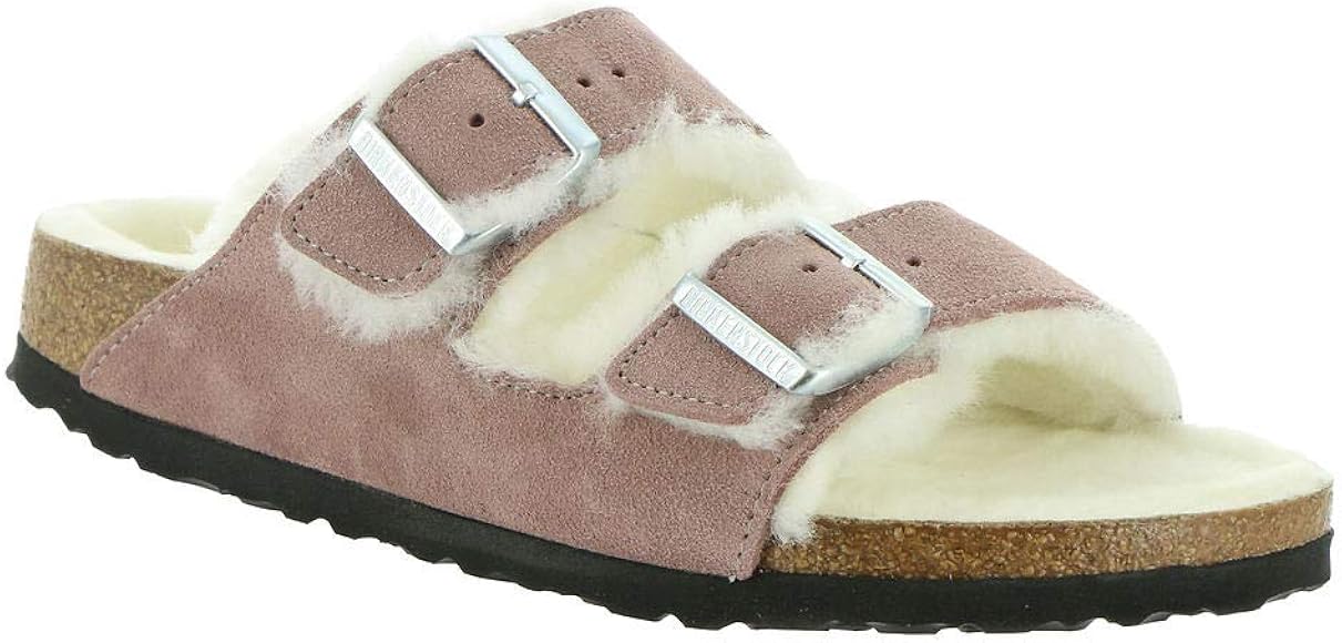 birkenstocks furry slides