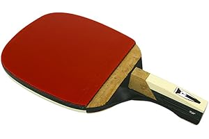 JISAM TRADE Champion XIOM M8.0P Ping Pong Racket Table Tennis Penholder Type for Professional + Key Ring