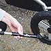 Baby Stroller Tire Air Pump Fits All Stroller Tires. Durable, Compact Mini Aluminum Frame. Lightweight, Easy to Carry. Flexible Hose Store Inside. Up to 116 PSI. Also for Bikes, Sports Balls.