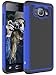 J1 2016 Case, Galaxy Amp 2 Case, Galaxy Express 3 Case, LK [Shock Absorption] Hybrid Dual Layer Armor Defender Protective Case Cover for Samsung Galaxy J1 2016 / Amp 2 / Express 3 (Blue)