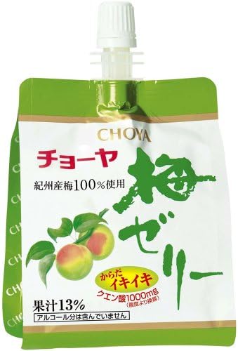 Cholla plum jelly soft pouch 180g ~ 6 pieces