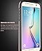 E LV Case for Galaxy S7 Case Hybrid [Scratch/Dust Proof] Armor Defender Slim Shock-Absorption Bumper Case for Samsung Galaxy S7 - [Black/Rose Gold]