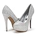 DREAM PAIRS ELSA Women's Closed Toe Stiletto Heel Platform Pumps Shoes