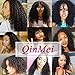 QinMei 10A Brazilian Virgin Curly Hair 3 Bundles With Closure (10 12 14+10) Free Part 100% Unprocessed Brazilian Kinky Jerry Curly 4x4 Lace Closure With Human Hair Bundles