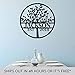 Custom Metal Name Sign Wall Decor - Tree of Life Art With Personalized Family Name and Year - Wedding or Housewarming Gift - Outdoor or Indoor Hanging Welcome Signs For Your Home by 48 Hour Monogram