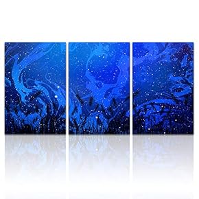 signwin 3 Piece Canvas Wall Art Beautiful Scenery...
