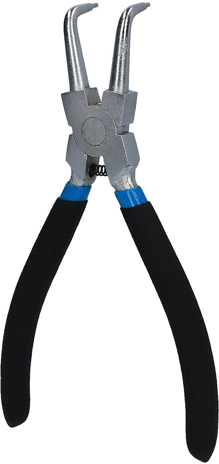 BRILLIANT TOOLS BT067004 Circlip Pliers for Inner Circlip Curved 175 mm