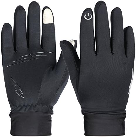 Winter Gloves, Eddis Touch Screen Gloves Thermal Gloves Driving Gloves for Men and Women and Suitable for Spring Autumn and Winter (Decent Black, M)