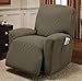 Stretch Sensations, Newport Recliner Slipcover, Standard Recliners, Perfect Chair Protection, Comfortable and Easy Stretch Fabric (Sage)