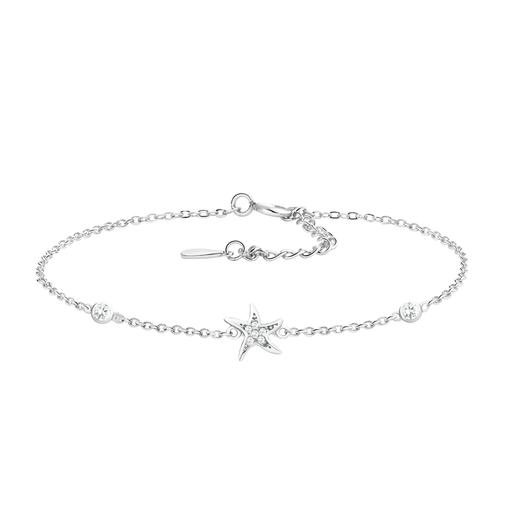 Sofia Milani - Women's Bracelet 925 Silver - with Zirconia Stone - Star Pendant - B0274