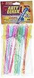 Party Pecker Rainbow Sipping Straws, 10 pcs Set