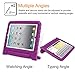 Fintie Kiddie Case for iPad 2/3/4 (Old Model) - Light Weight Shock Proof Convertible Handle Stand Kids Friendly for iPad 4th Generation with Retina Display, iPad 3 & iPad 2 - Purple