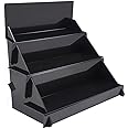 MgcSTEM 18.55''x16''x15'' Portable Product Display Stand -Black Display Table Repeatable Assembly/Disassembly Display Shelf for Craft Show Display,Retail Display,Farmers Markets,Candy Display,vendors