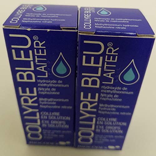 Original Laiter Collyre Bleu Eye Drops 10 Ml French (2 Pack) in Saudi