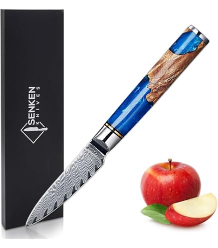 Amazon.com: SENKEN Damascus Steel Cleaver Knife - Tsunami