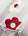 NNJXD Infant Baby Girls Long Sleeve Cotton Flower Dress Size 9-12 Months Red